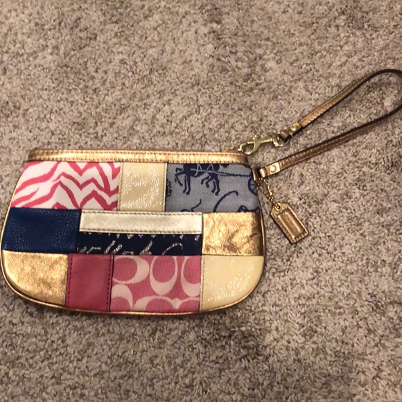 Coach Patchwork Wristlet - Picture 2 of 2